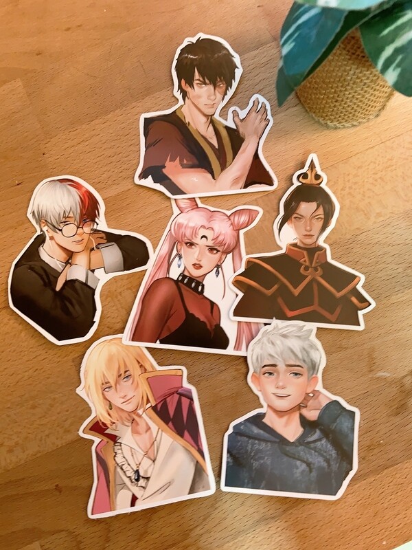 4-inch Misc waterproof stickers