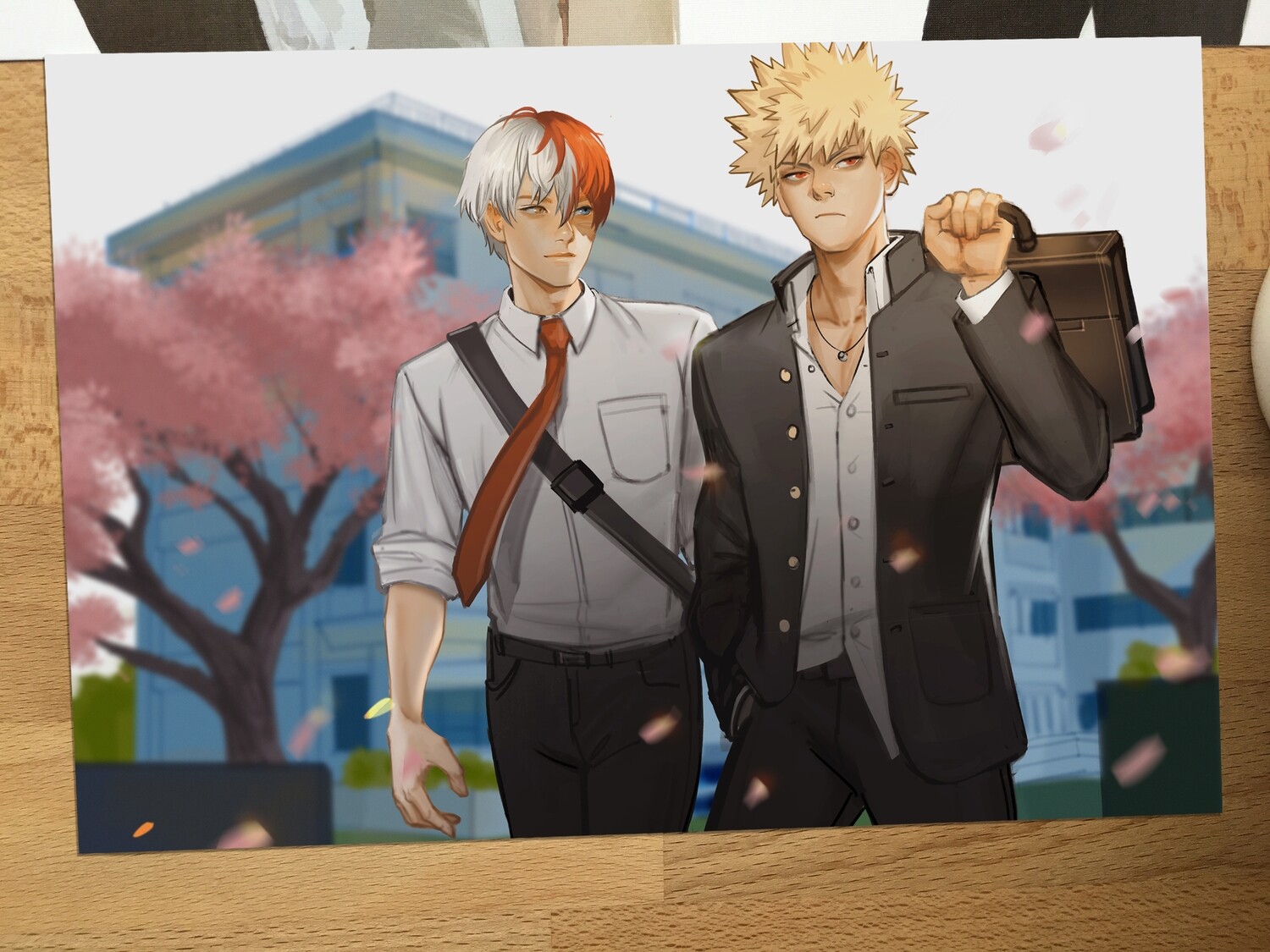 Todoroki + Bakugou print