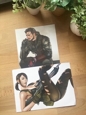 Metal Gear Solid prints
