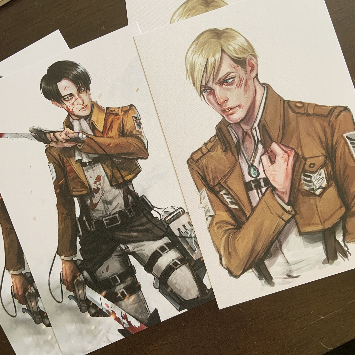 Attack on Titan prints, Design: Levi