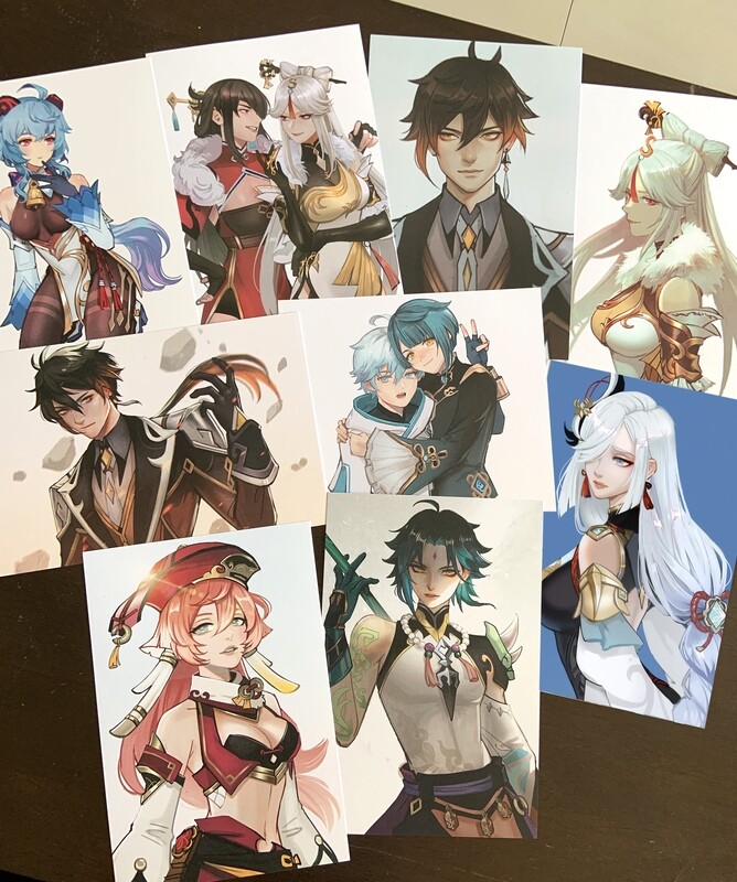 Genshin Impact Liyue prints