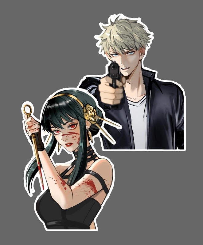 4-inch  SpyxFamily stickers