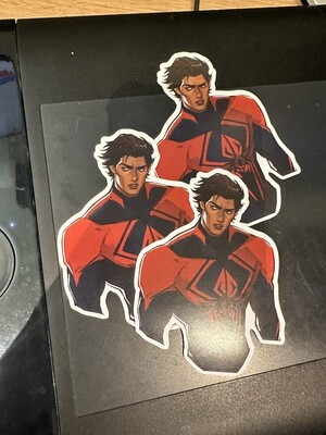 4-inch Spiderverse Miguel O Hara stickers
