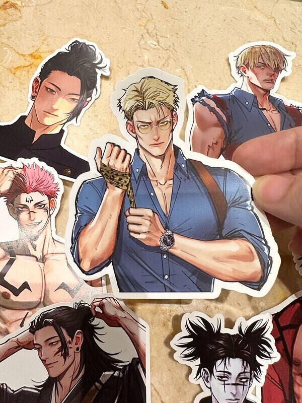 4-inch Jujutsu Kaisen: Shibuya Arc stickers