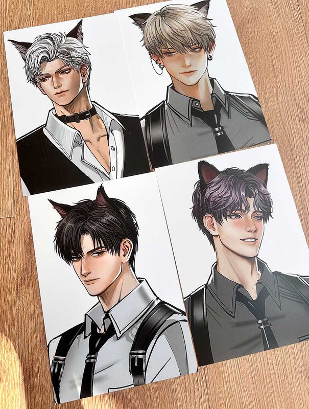 Love and Deepspace Kitty prints