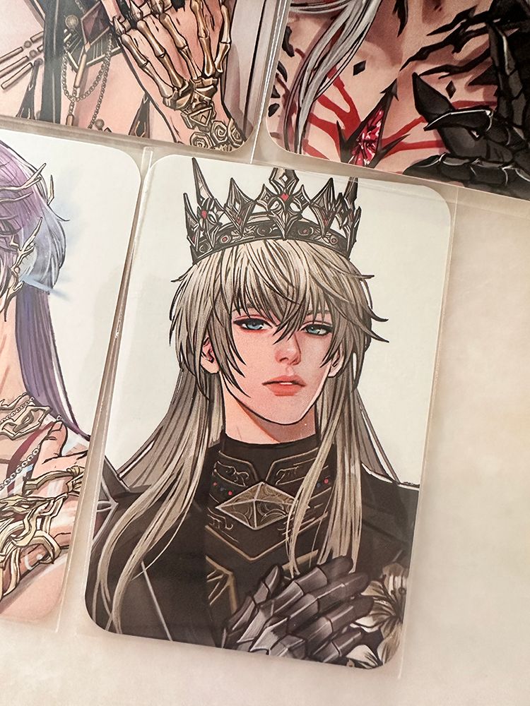 Love and Deepspace Myth photocards, design: Xavier