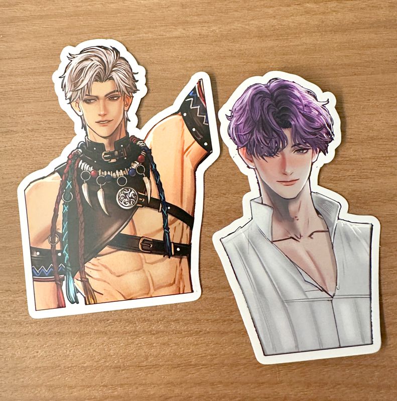 4-inch Love and Deepspace stickers