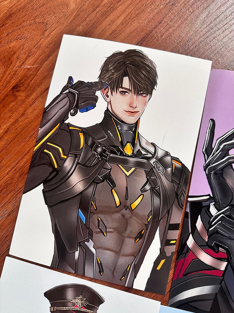 Love and Deepspace : Caleb prints, Design: Caleb X-02