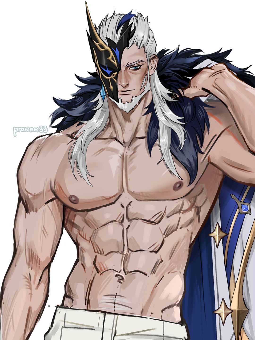 Genshin Impact Snezhnaya prints, Character: Pierro