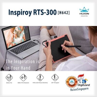 Huion Inspiroy RTS-300 [H642] best for students and beginner