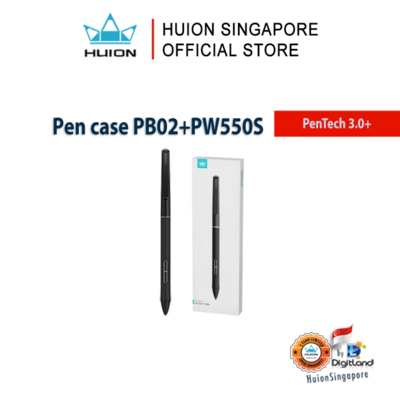 Huion Singapore Battery-free Slim Pen PW550S [Compatible with Huion pen tablets and displays that use PW517] SG Stocks