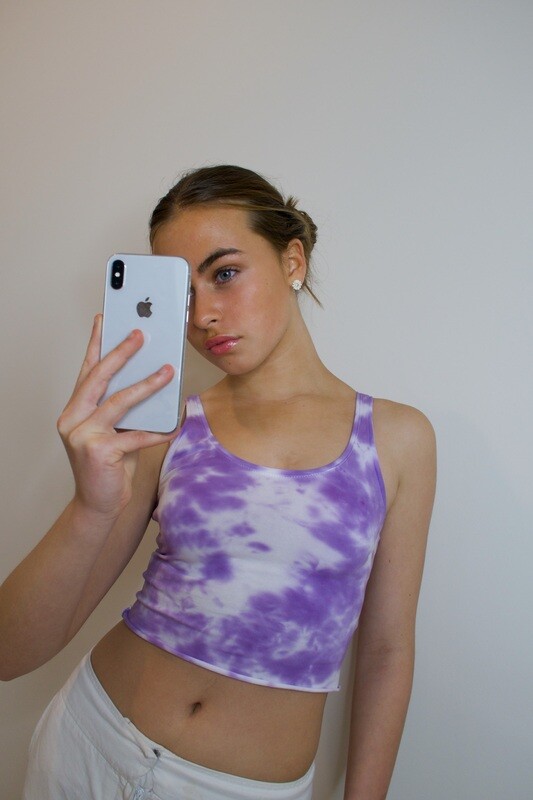 Grape Thin Strap Tank