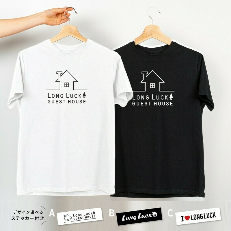 ロングラック ロゴＴシャツ ＋ オリジナルステッカー