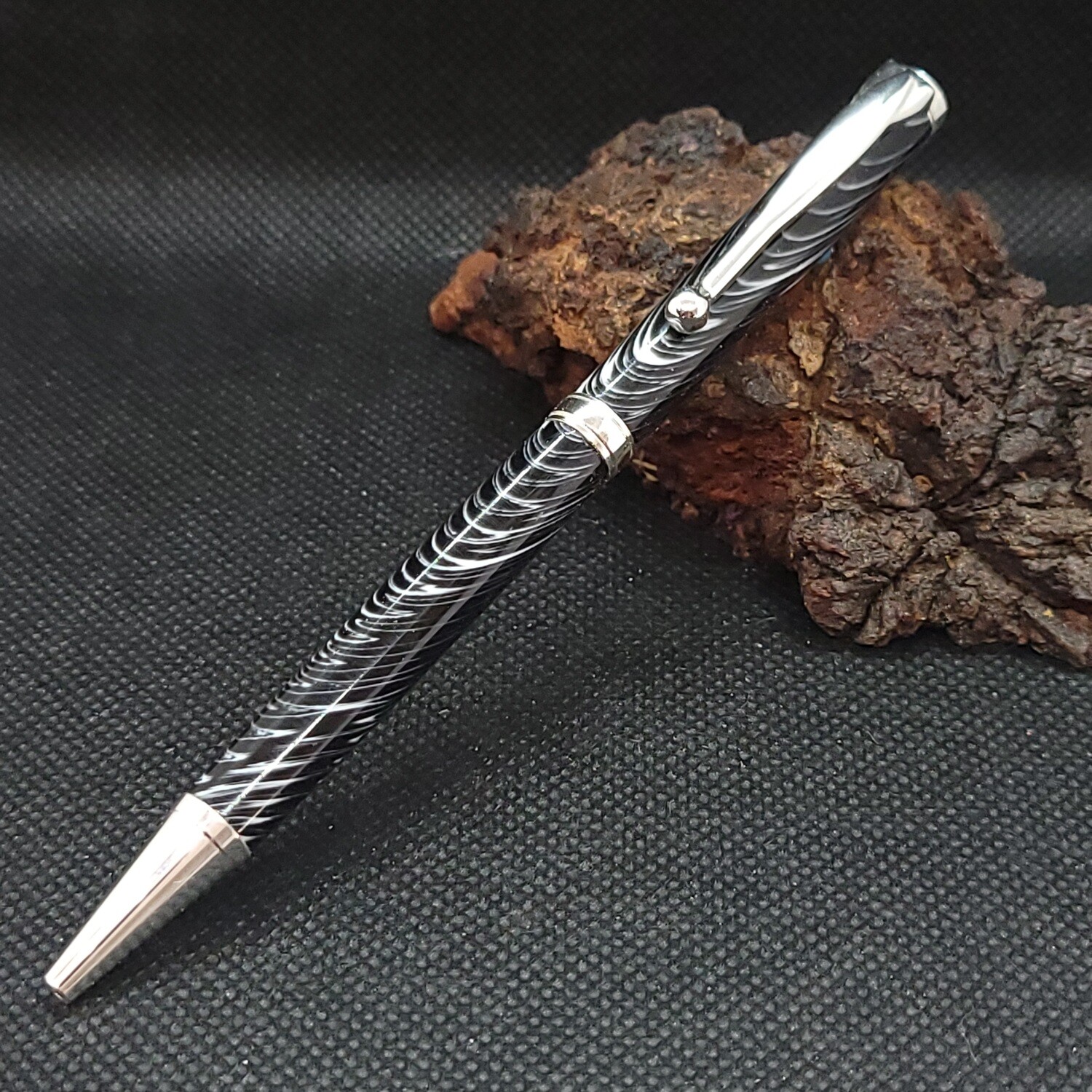Fancy slimline ballpoint pen
