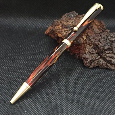 Fancy slimline ballpoint pen