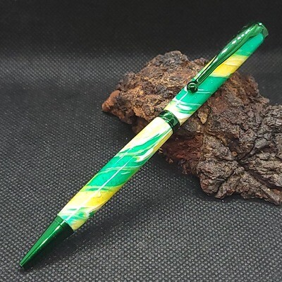 Fancy slimline ballpoint pen