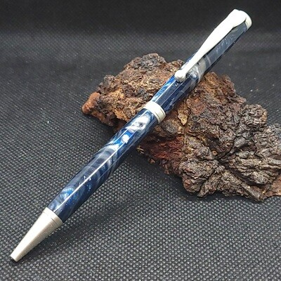 Fancy slimline ballpoint pen