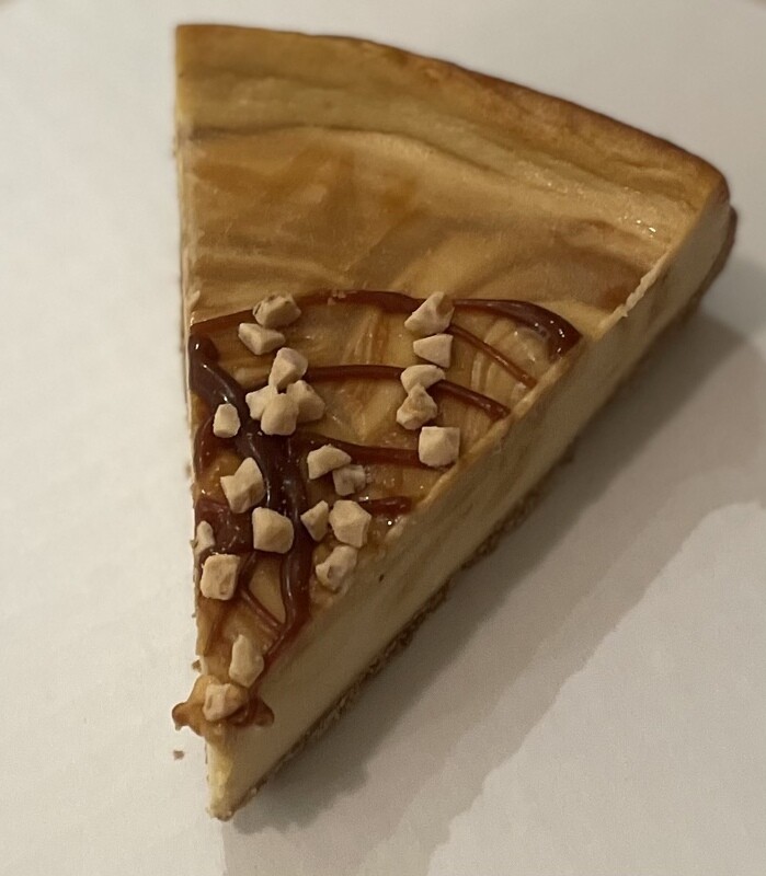 Salted Caramel with Toffee Crumble Cheesecake