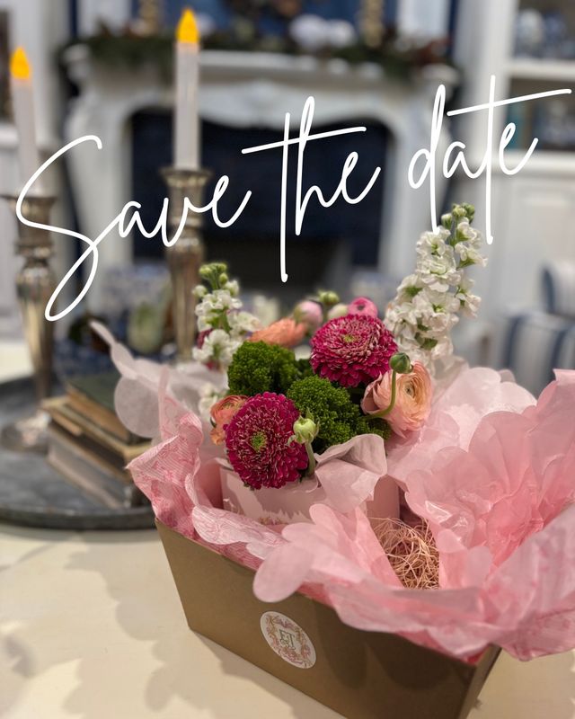 Valentine Flower Gift Basket