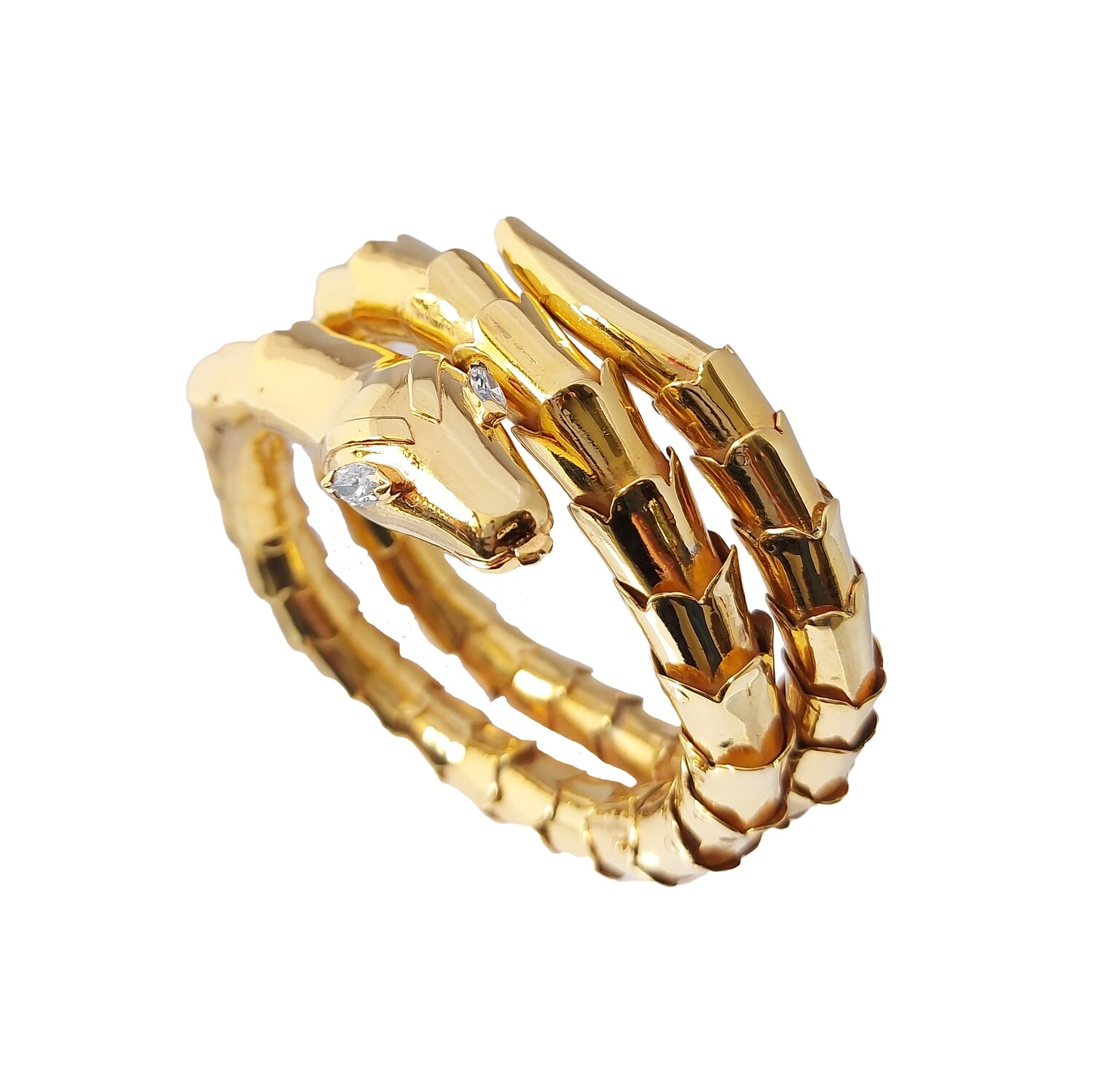 Pulsera en Plata Serpiente*
