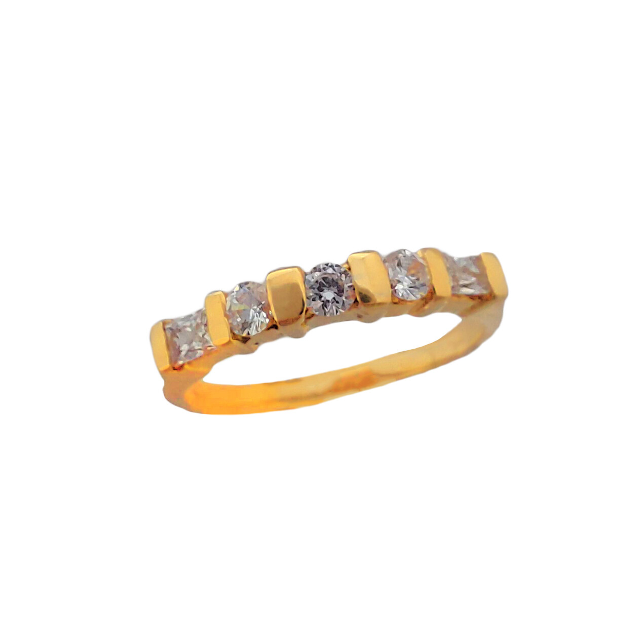 Argolla en Oro Amarillo 18k Circón*