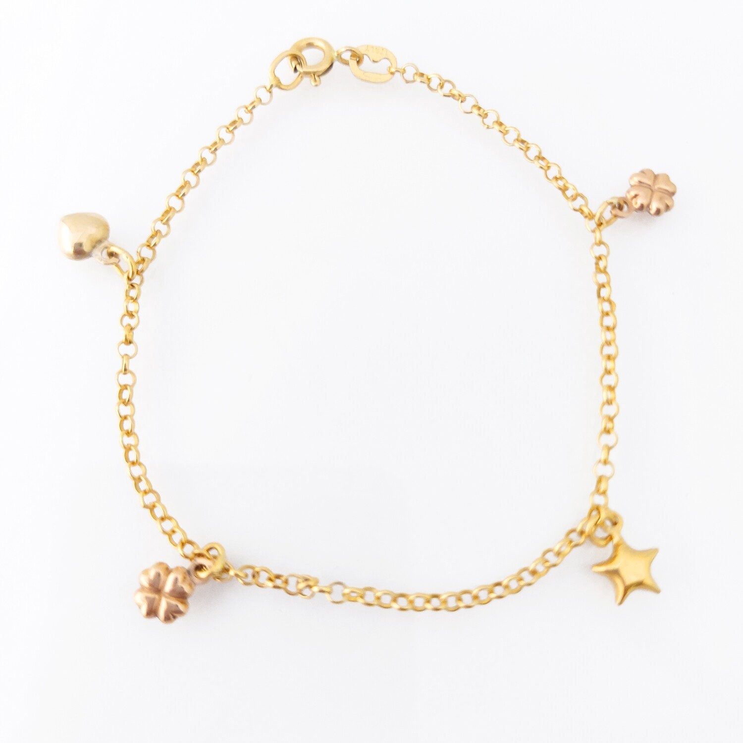 Pulsera en 3 Oros 18k Figuras*