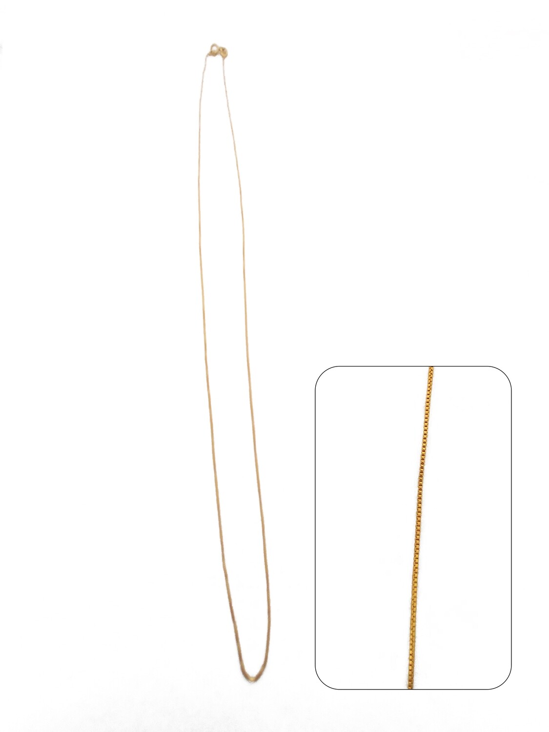 Cadena Oro Amarillo de 50 cms