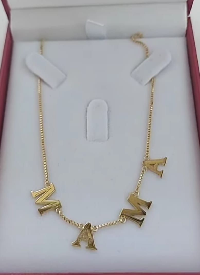 Gargantilla MAMA OA 18kt