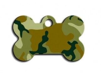 Hueso Pequeño Verde Camuflajeado 