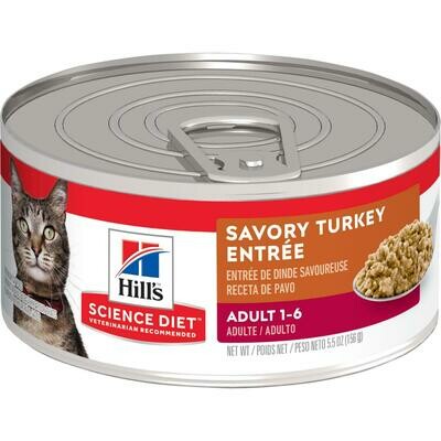 SD Adult Turkey (pavo) lata 5.5 onz CAT FOOD