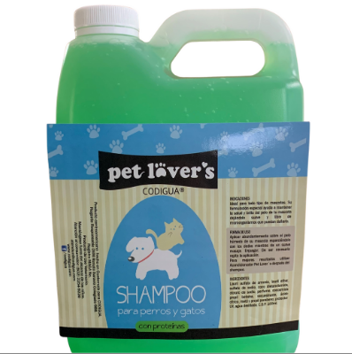 Shampoo Sábila Pet Lovers 1 gl