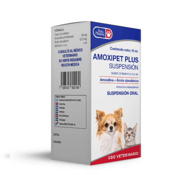 Amoxipet Plus Suspensión (15 ml)