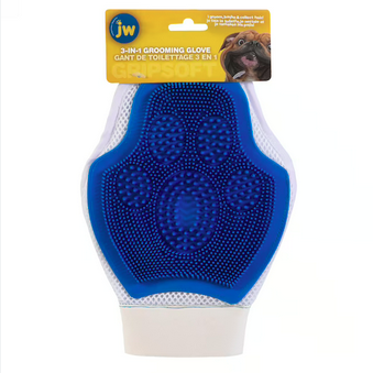 Furbuster Gripsoft 3-In-1 Dog Grooming Glove