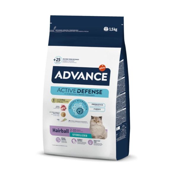 Advance Gato Esterilizado Hairball - 1.5 kg