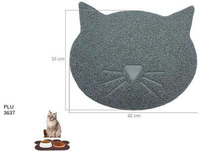 Alfombra Gatito - Disponible en Gris y Beige