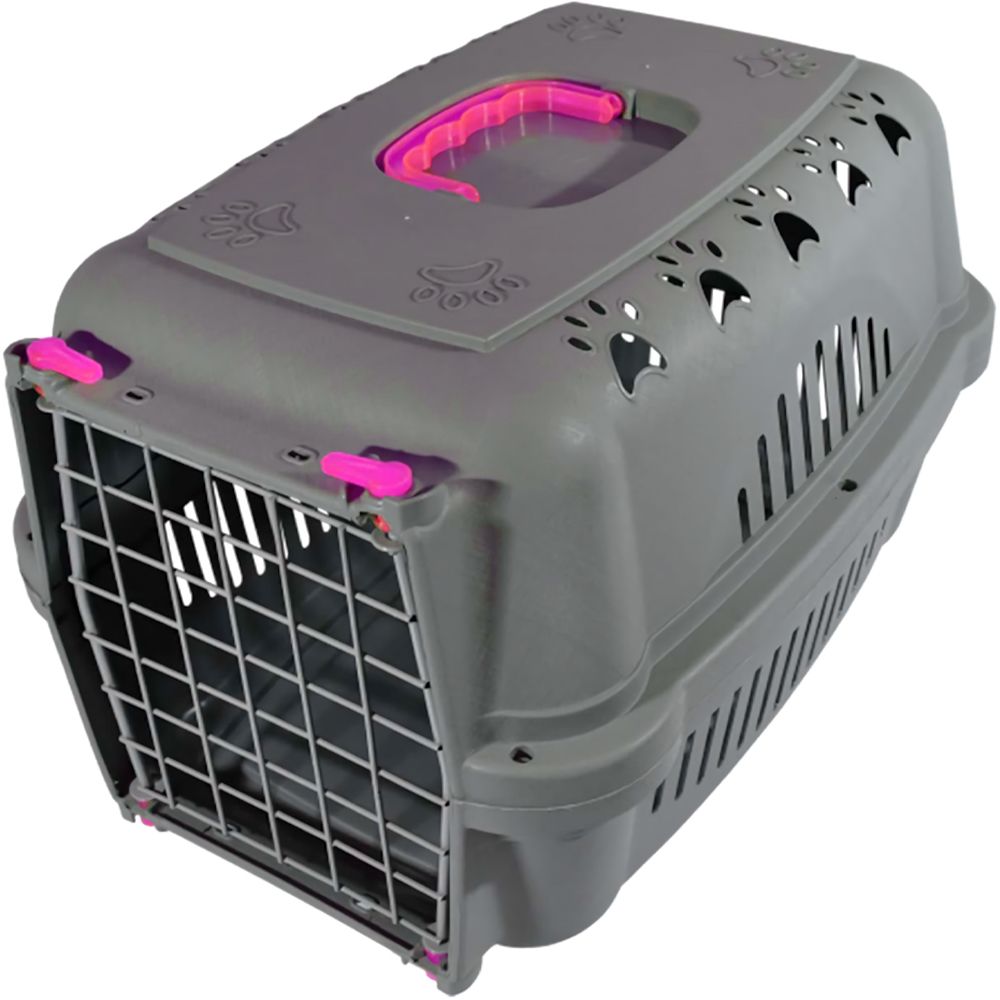 Transportadora Falcon #2 Elegance Rosa(puerta Acero)