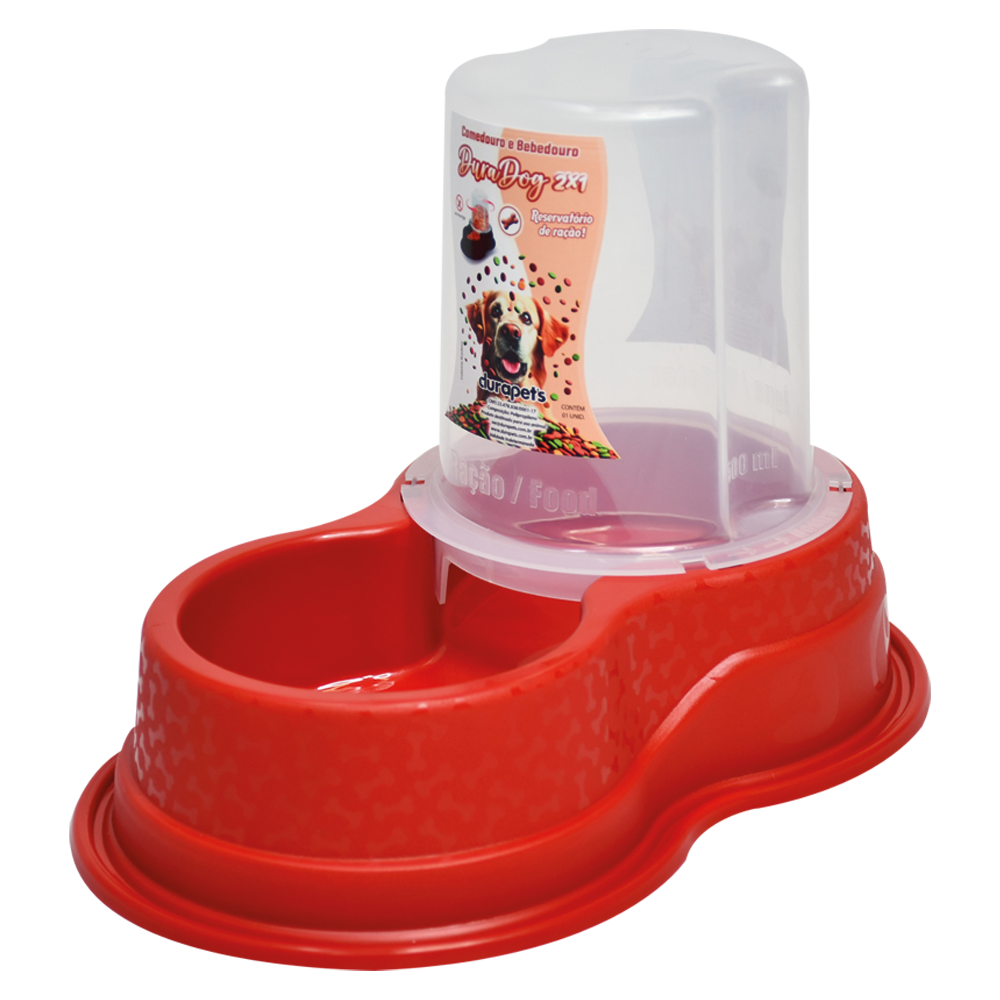 DURAFEEDER DURADOG 1500ML - ROJO