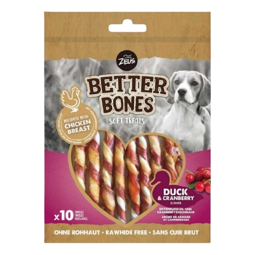 Twist Sticks - 10 piezas, Presentaciones: DUCK W/CRANBERRY