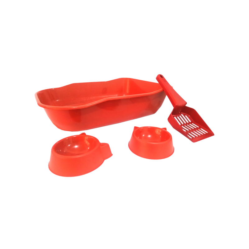 Kit de Bandeja Higiénica - Roja