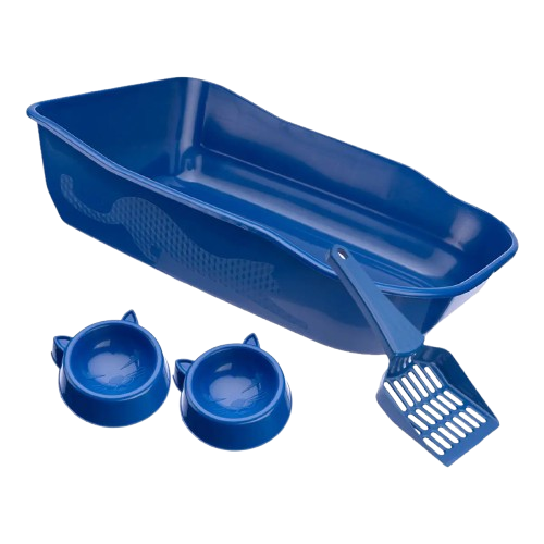 Kit Bandeja Higienica Individual - Azul