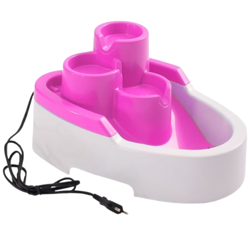 FUENTE/GATO DURACATS BIVOLT ROSADA 2.5 LTS