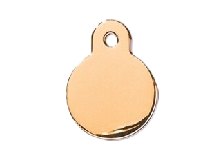 Círculo pequeño Dorado 