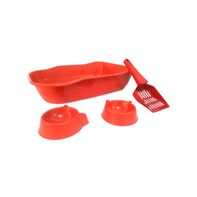 Kit de Bandeja Higiénica - Roja