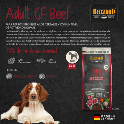 Belcando Adulto GF Beef 12.5kg