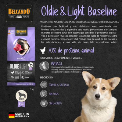 Belcando Baseline Oldie &amp; Light - 1kg