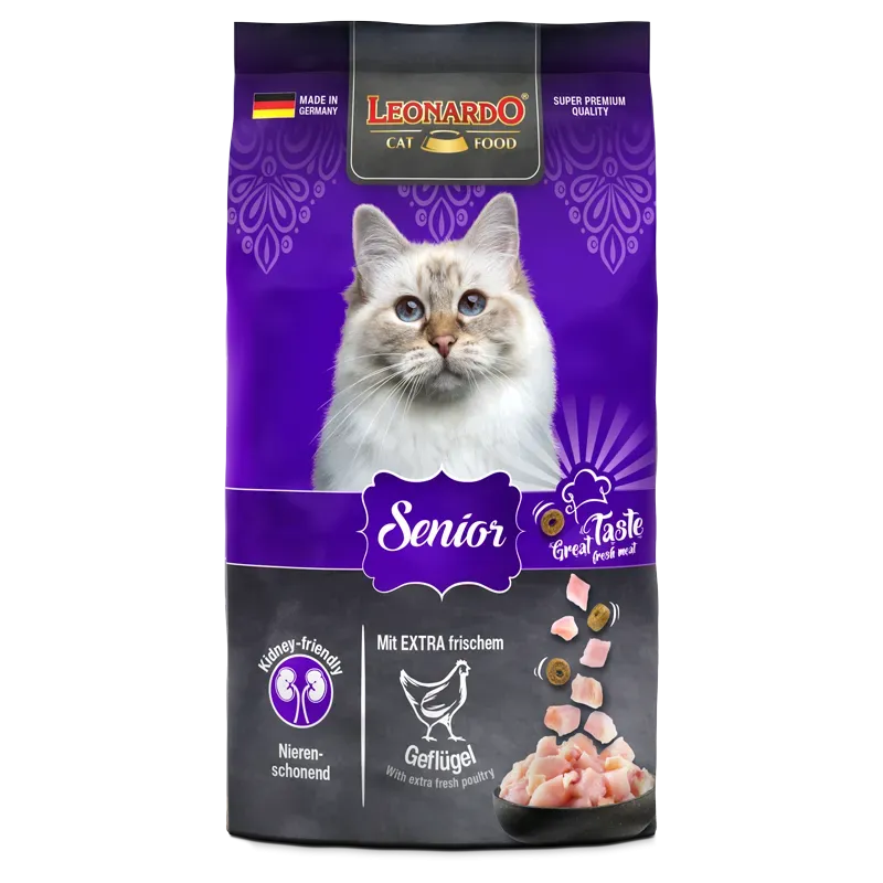 Alimento Seco para Gato Leonardo Senior