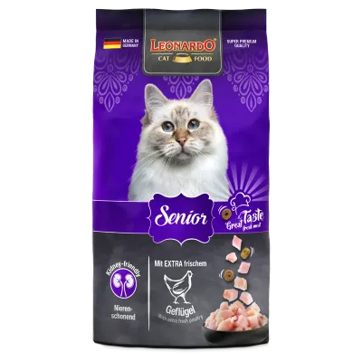Alimento Seco para Gato Leonardo Senior - 7.5 kg