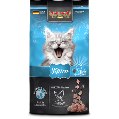 Alimento Seco para Gato Cachorro Leonardo Kitten