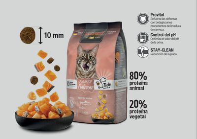 Alimento Seco para Gato Leonardo Adulto Grain Free Salmón