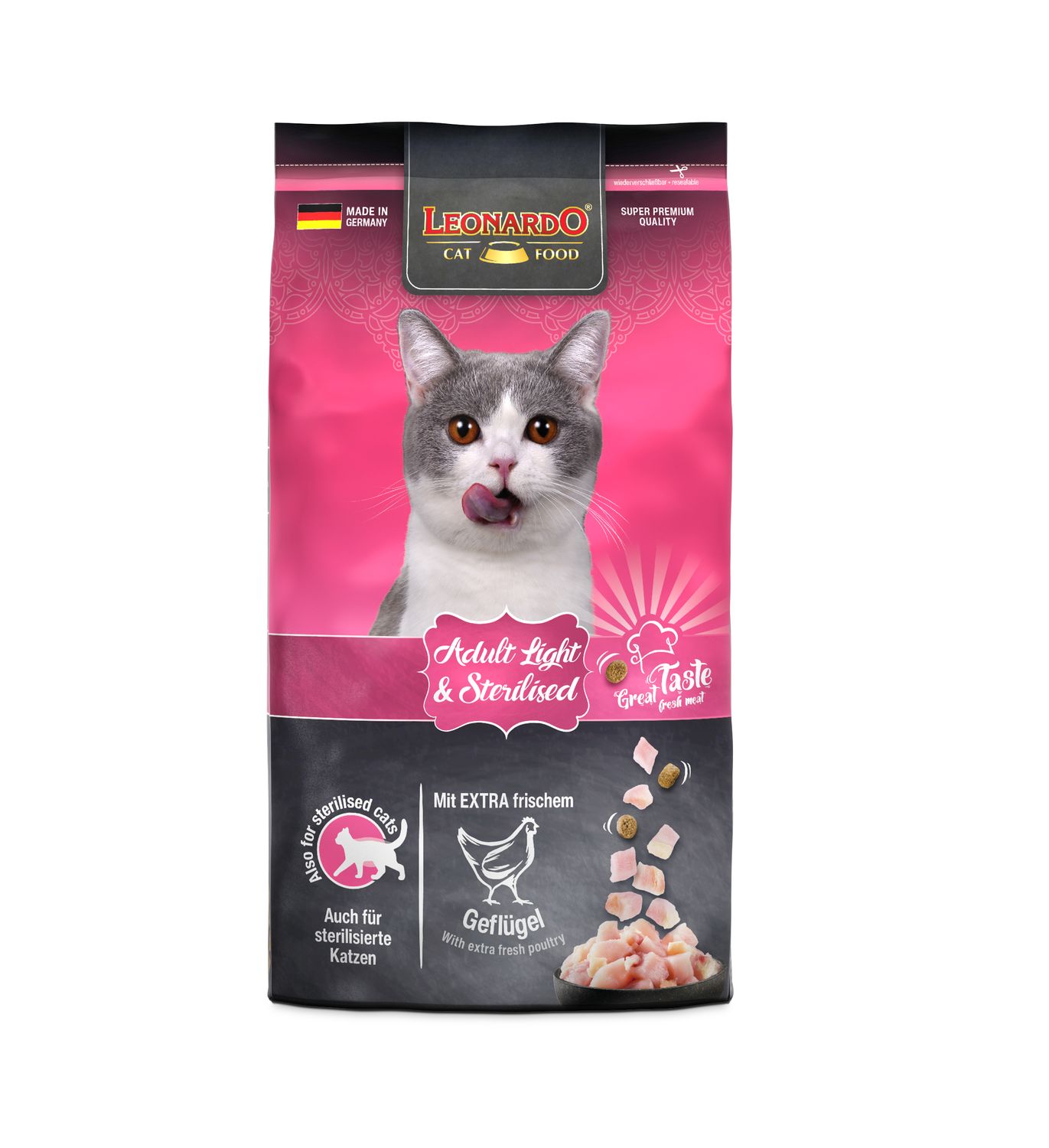 Alimento Seco para Gato Leonardo Adulto Light &amp; Sterilised